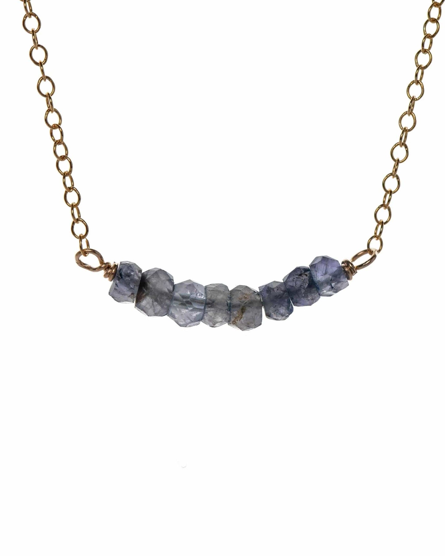 Gemstone Bar Necklace Liv & B Designs